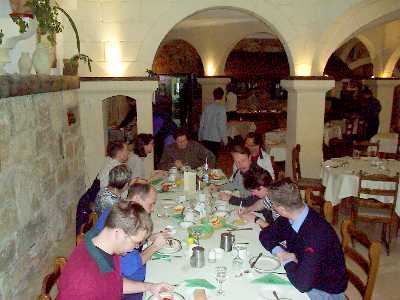 Ein uriges Kellergewlbe - das Restaurant unseres Hotels "Cornucopia"