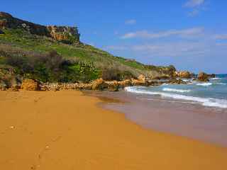 Gozo - San Blas und Ramla Bay - Baden auf rotem Sand auch im November