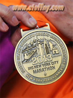 Begehrt - Marathonmedaille New York Marathon
