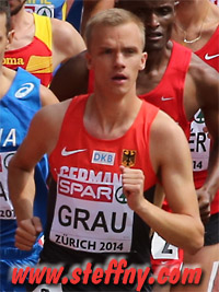 Martin Grau qualifizierte sich als Vorlaufzweiter für das Finale
