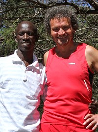 Ezekiel Kemboi und Herbert Steffny in Eldoret