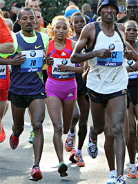 Meselech Melkamu beim Frankfurt Marathon 2012
