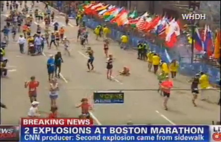 Bombenanschlag im Ziel beim Boston Marathon 2013
